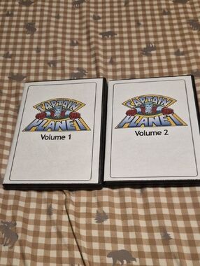Captain Planet Volume 1 & 2 DVD Set - White Covers with Color Logo